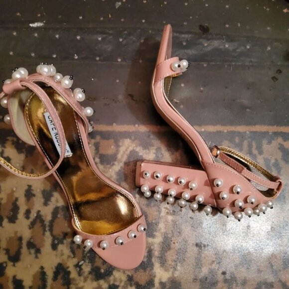 8 Pink Pearl Heels - Picture 1 of 2